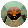 SWAROVSKI 1201 Fancy Round Rhinestone 27mm Copper